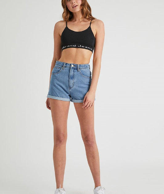 A brand high relaxed shorts discount