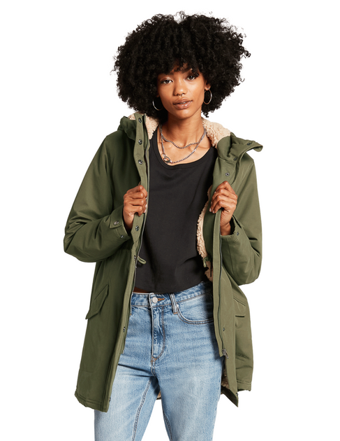 Green 2025 parka coat
