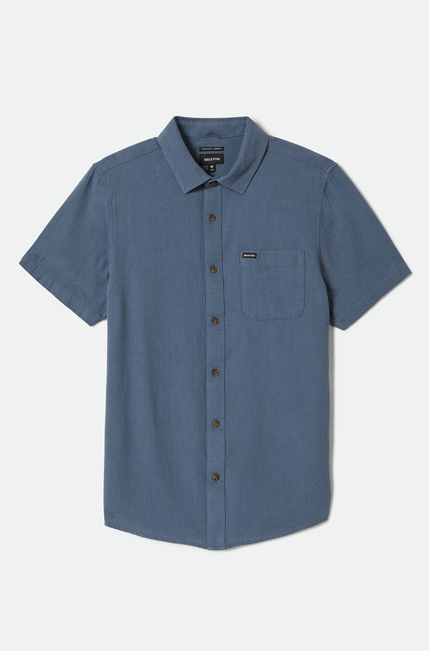 CHARTER ORG CTTN S/S WVN SS SHIRT