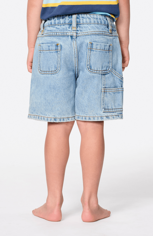 HYPED UP DENIM SHORT - TODDLERS