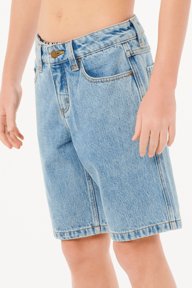 HYPED UP DENIM WALKSHORT - BOYS