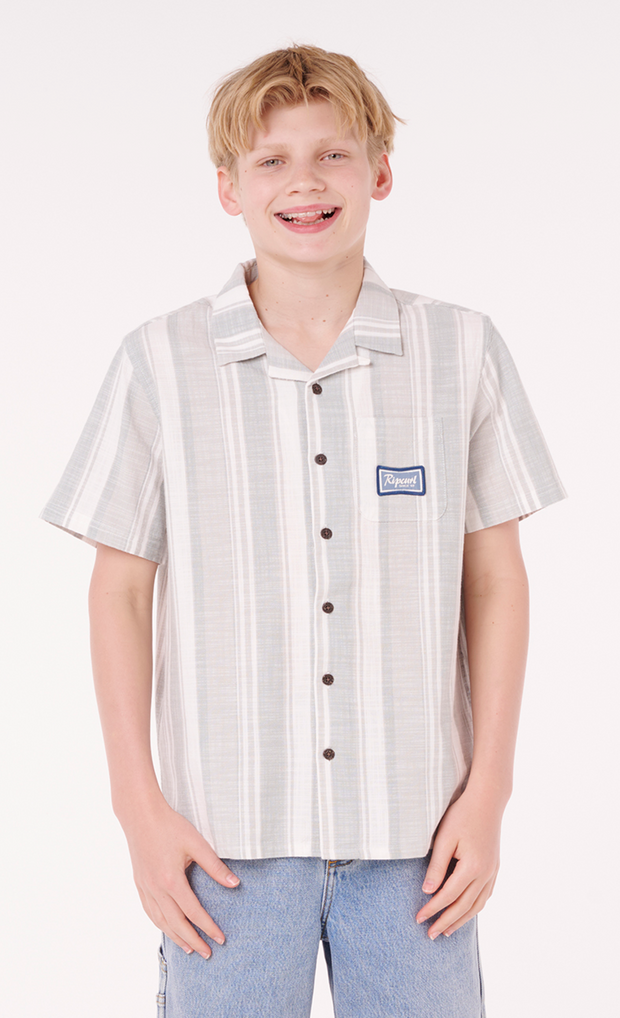 MOD CALI STRIPE S/S SHIRT - BOYS