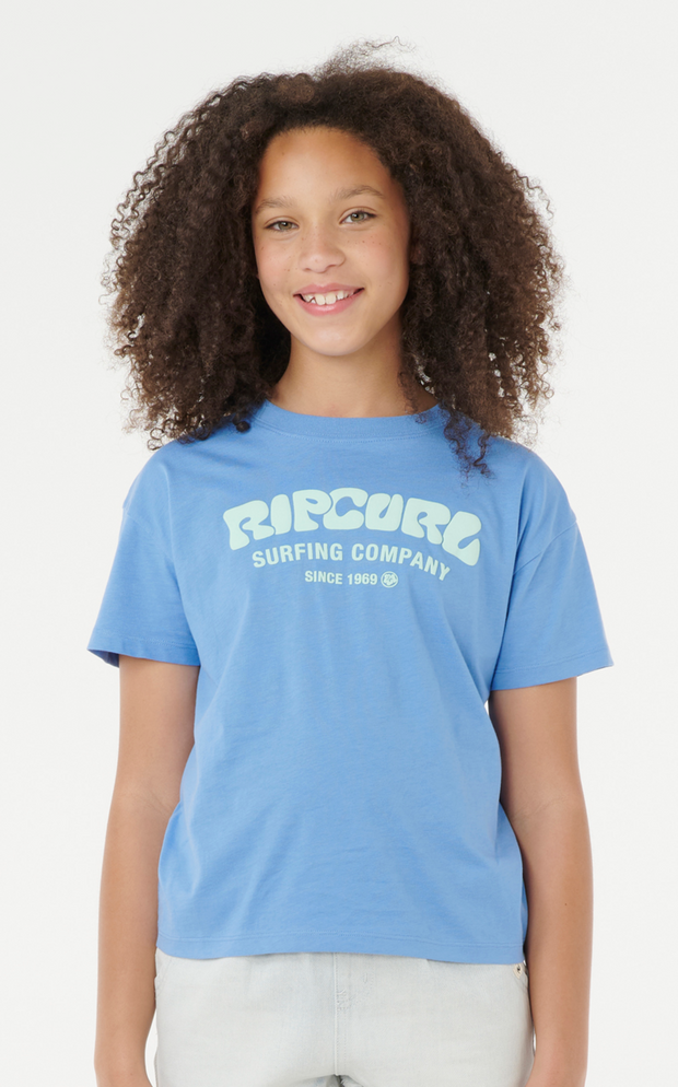 SURF PUFF RELAXED TEE - GIRLS