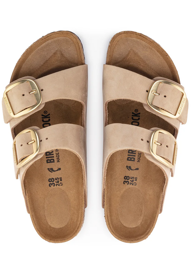 ARIZONA BIG BUCKLE SANDCASTLE NUBUCK LEATHER REGULAR