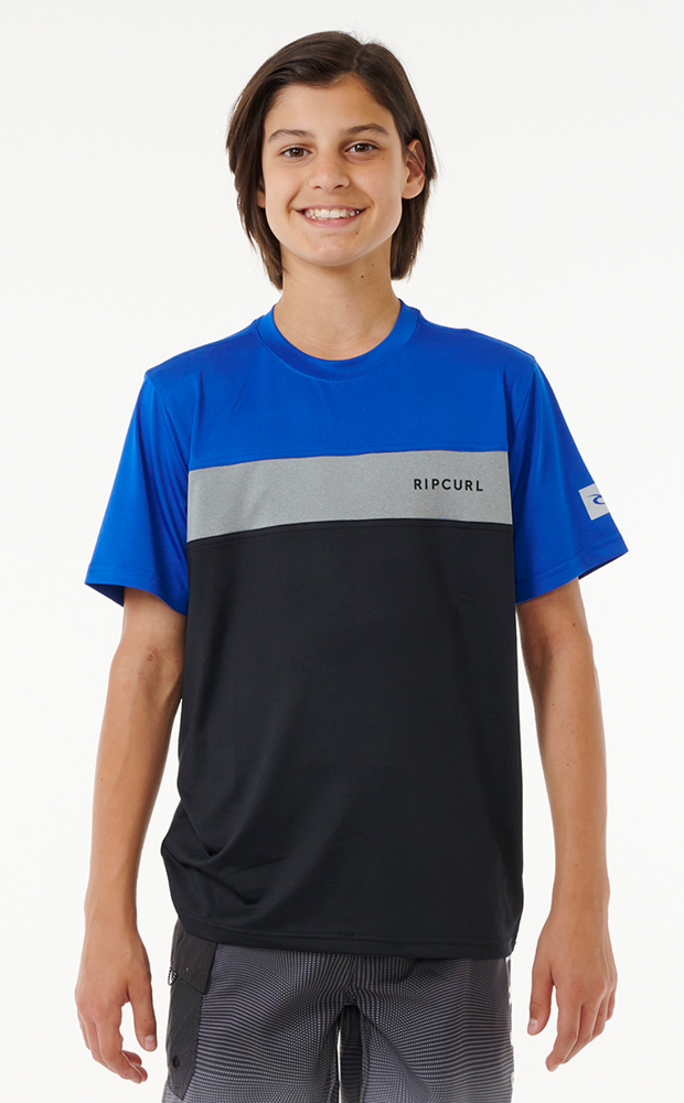 UNDERTOW S/S RASH VEST - BOYS