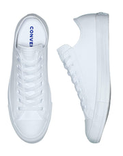 CT BASIC LEATHER LOW WHITE