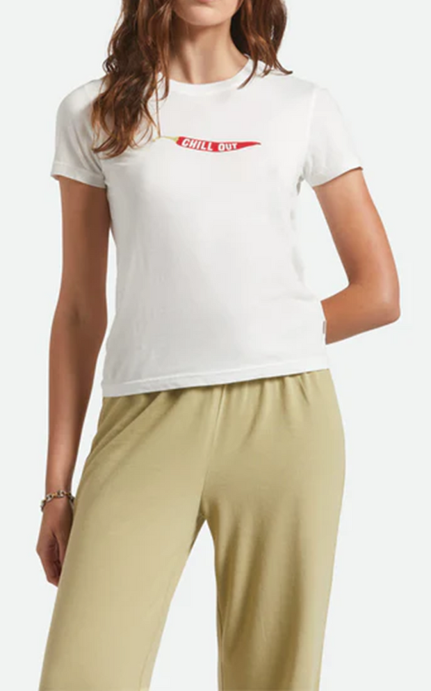 CHILL OUT FITTED CREW TEE