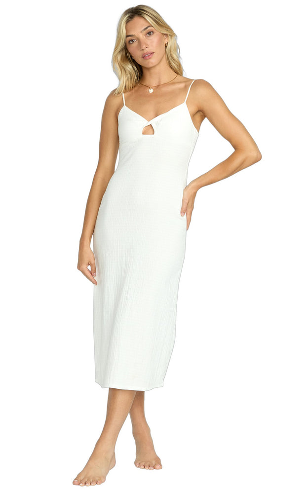 CRYSTAL CLEAR MIDI DRESS