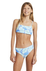 HAPPY HIBISCUS TANK SET - GIRLS