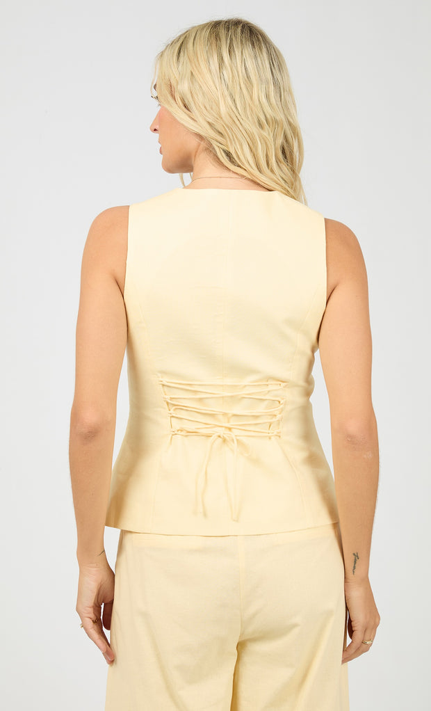 ALESSA LINEN VEST