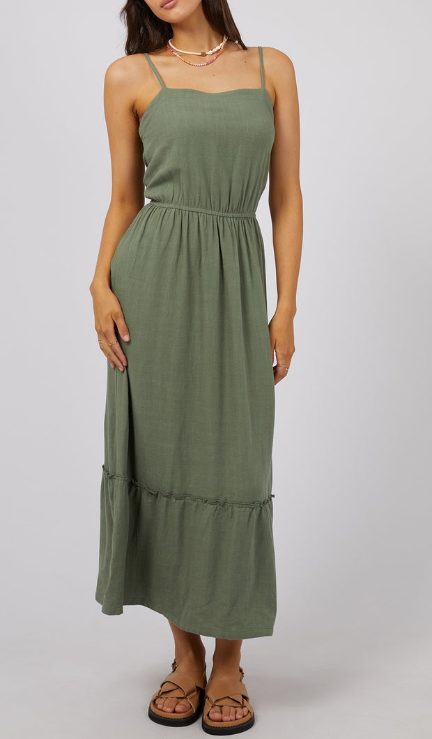 LUXE LINEN MAXI DRESS