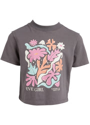 CORAL GARDEN TEE GIRLS (SIZE 3-7)