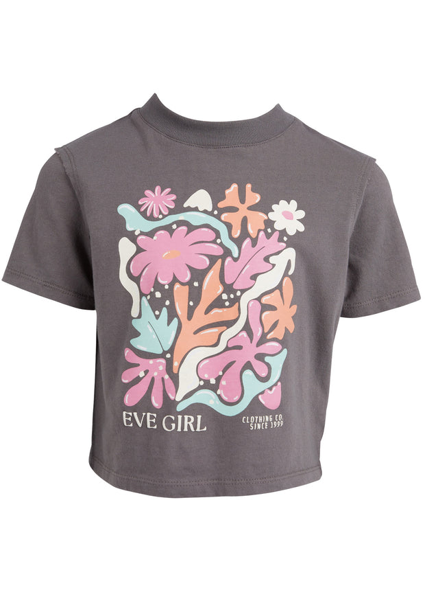 CORAL GARDEN TEE GIRLS (SIZE 3-7)