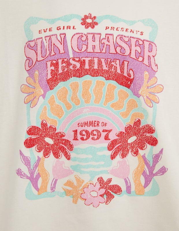 SUN CHASER TEE GIRLS (SIZE 8-14)