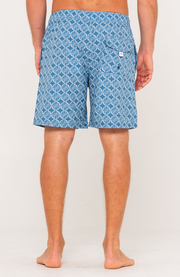 ALL OVER ELASTIC WAIST BOARDSHORT