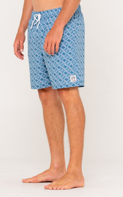 ALL OVER ELASTIC WAIST BOARDSHORT