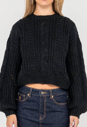 FOLKTALE CROP CHUNKY KNIT