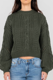FOLKTALE CROP CHUNKY KNIT