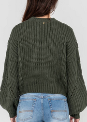 FOLKTALE CROP CHUNKY KNIT