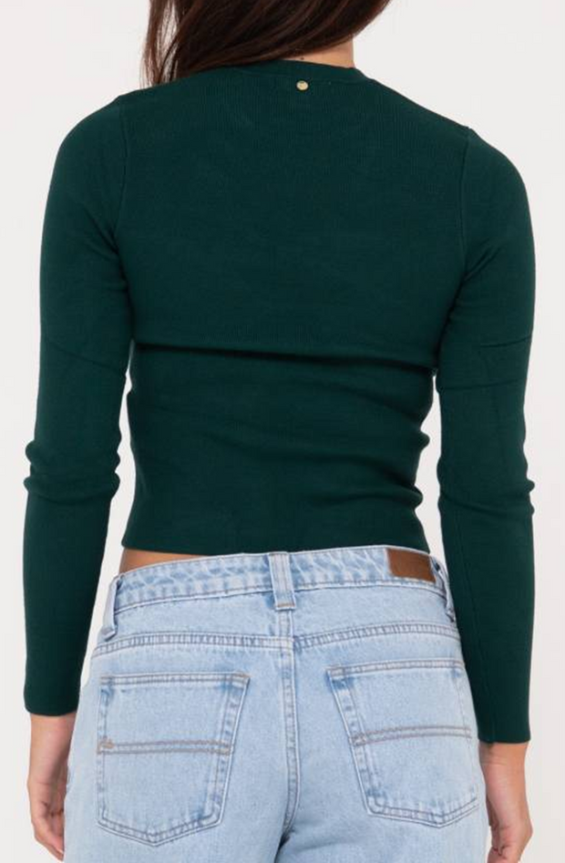 AMELIA SKIMMER LONG SLEEVE KNIT TOP