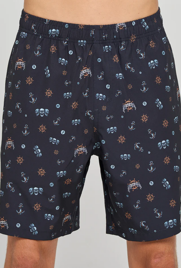 TRIPLE ANCHOR | 18" SWIM VOLLEY SHORT