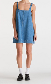 DENIM SWING DRESS