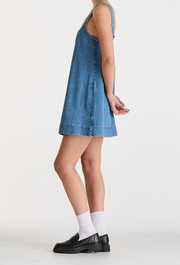 DENIM SWING DRESS
