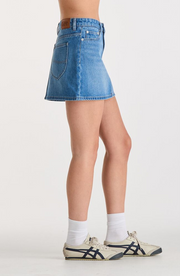 MID RELAXED MINI SKIRT BLUE EDITION