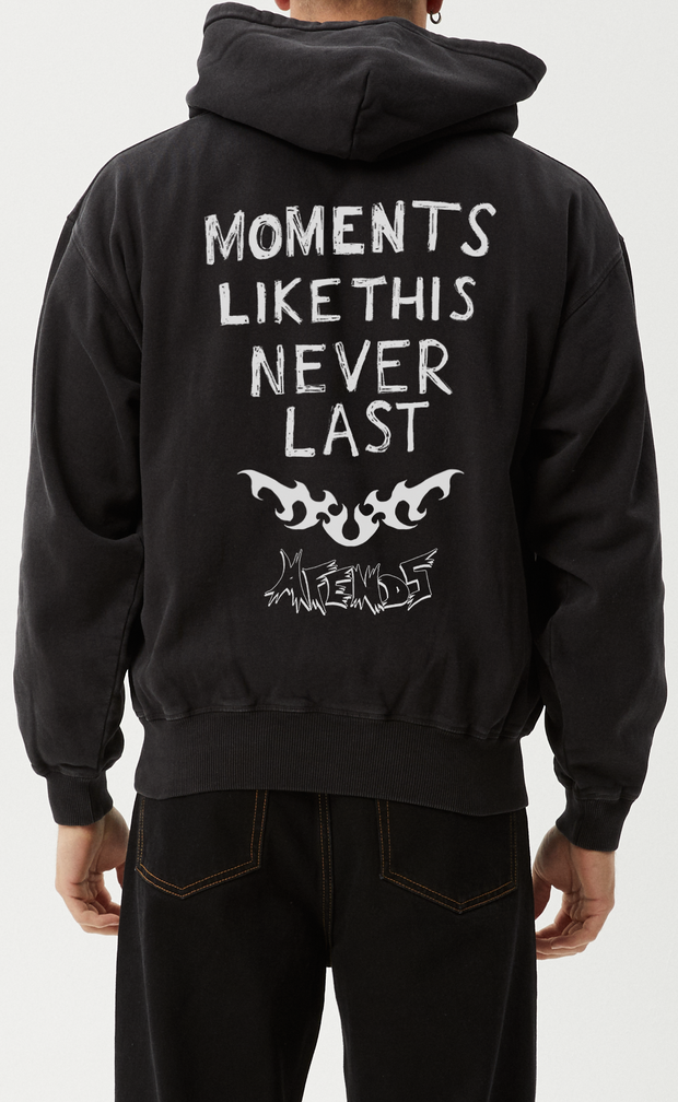 MOMENTS - RECYCLED BOXY PULL ON HOOD