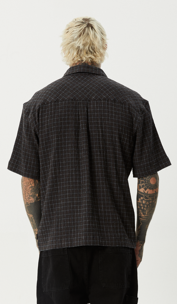 DUSK - HEMP SEER SUCKER CHECK SHIRT