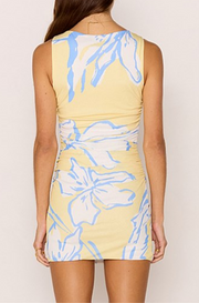 ESME GATHERED MESH MINI DRESS