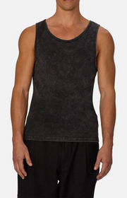 THE WASHED BRANDO RIBBED SINGLET