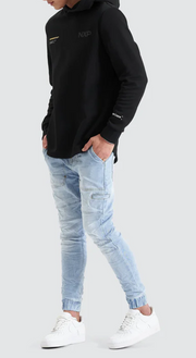 SPIRE HOODED DUAL CURVED SWEATER