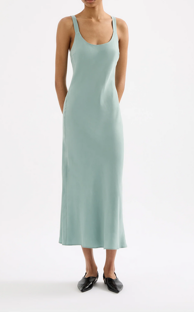 REN CUPRO SLIP DRESS