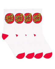 CLASSIC DOT CREW SOCKS 4PK - BOYS