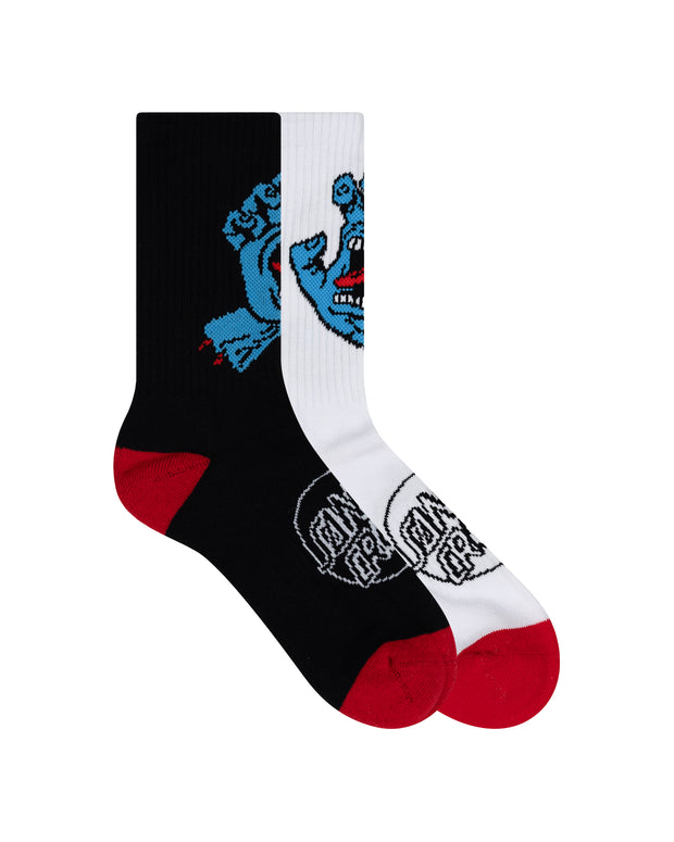 OPUS SCREAMING HAND LONG CREW SOCK 2PCK - BOYS