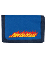 FLAME RINGED DOT VELCRO WALLET