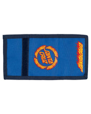 FLAME RINGED DOT VELCRO WALLET