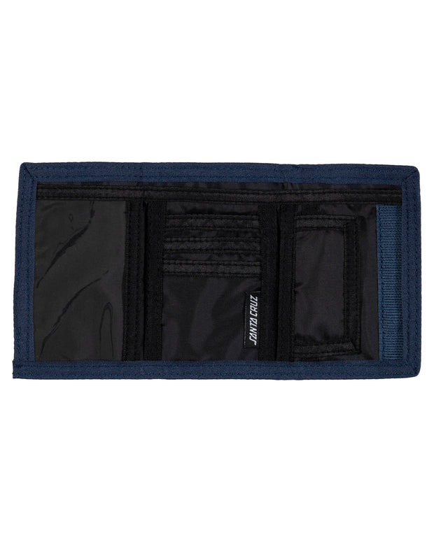 FLAME RINGED DOT VELCRO WALLET