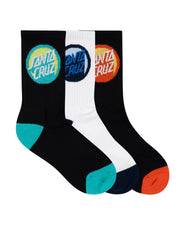 BOLD SHADOW DOT CREW SOCK 4 PACK