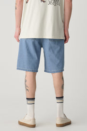 EMB DENIM STANDARD SHORT