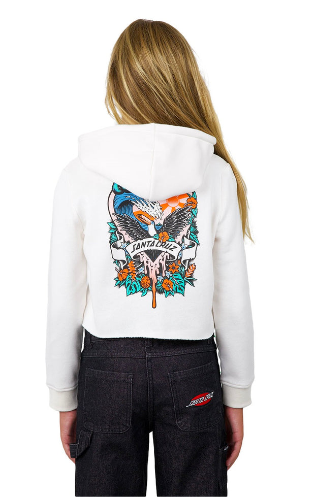 ASP FLORAL PARADISE CHEST HOODY - GIRLS