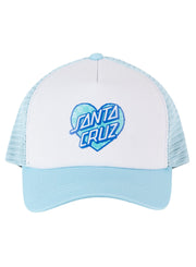 CHECKER HEART DOT TRUCKER CAP