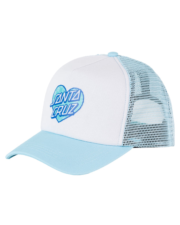 CHECKER HEART DOT TRUCKER CAP