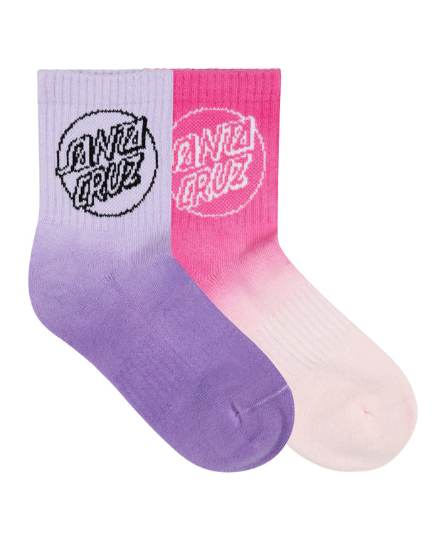OPUS DOT MID SOCK 2PK - GIRLS