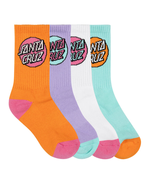 OTHER DOT CREW SOCK 4PK - GIRLS
