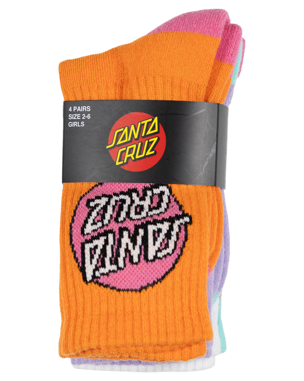 OTHER DOT CREW SOCK 4PK - GIRLS