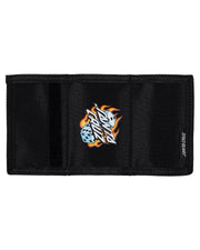 FLAMING DICE DOT VELCRO WALLET
