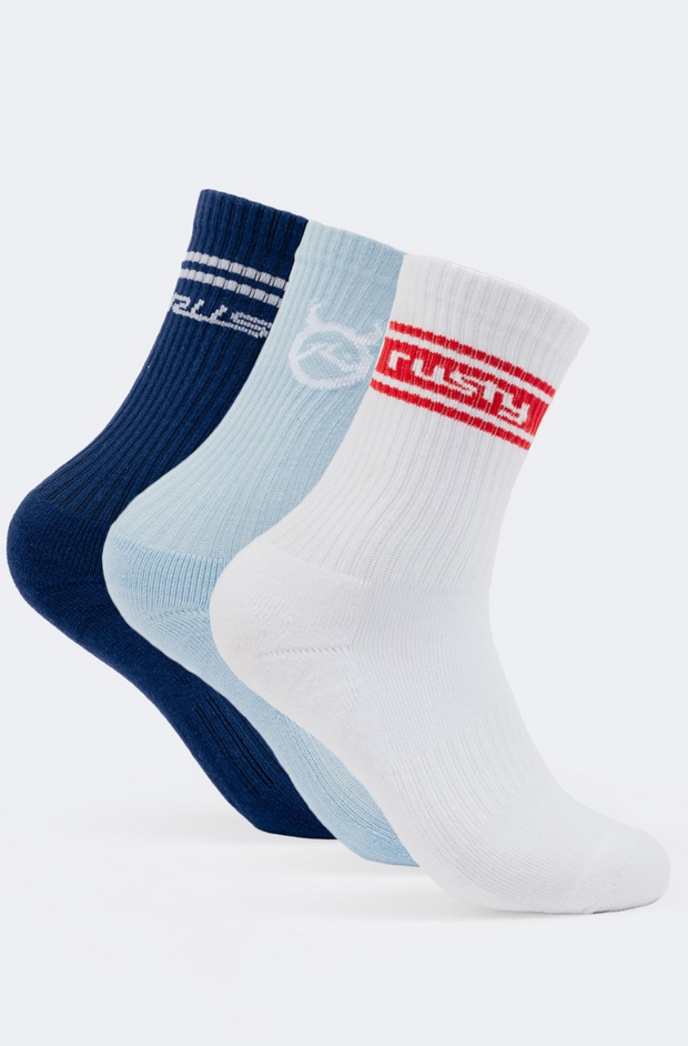 SHAKE UP CREW 3-SOCK PACK