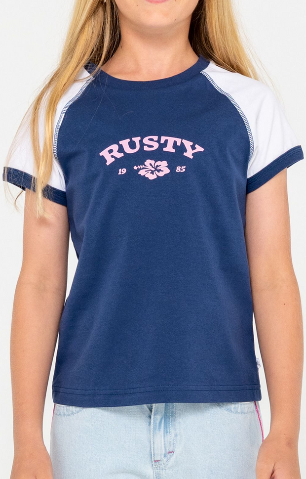 RILEY RAGLAN BABY TEE GIRLS